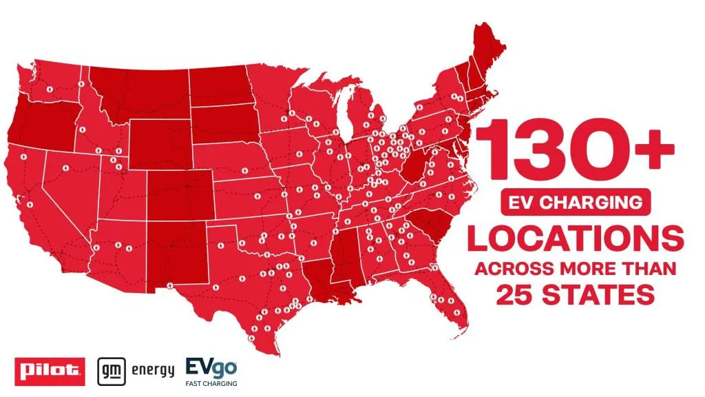 Pilot, GM, and EVgo build out EV fast-charging network Pilot, GM, and EVgo build out EV fast-charging network