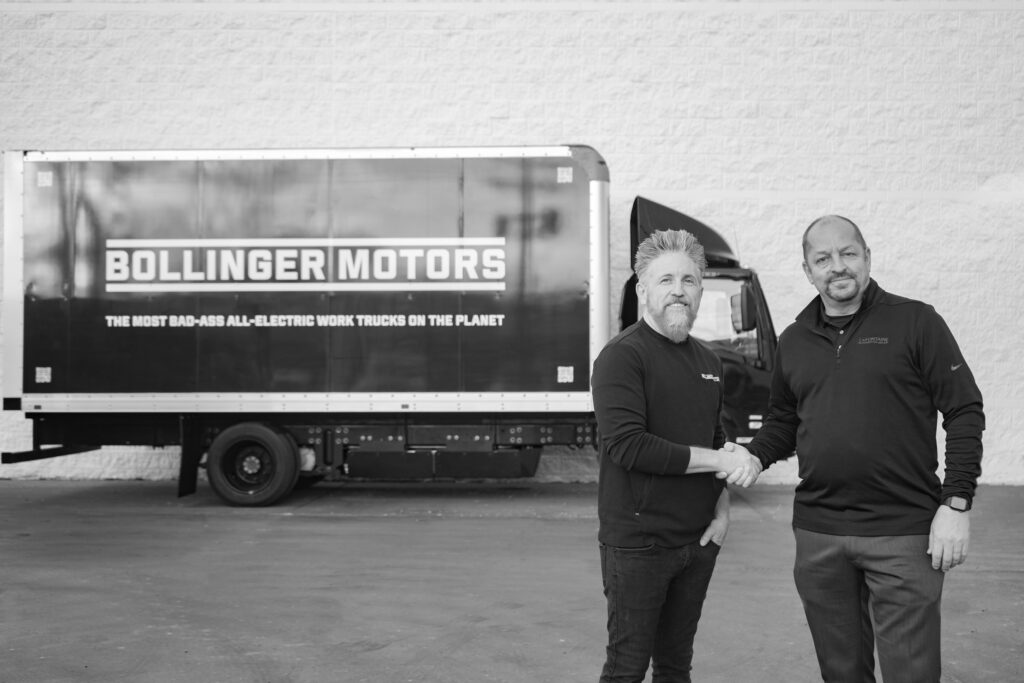 Bollinger Motors, Inc., an electric commercial vehicle (“EV”)