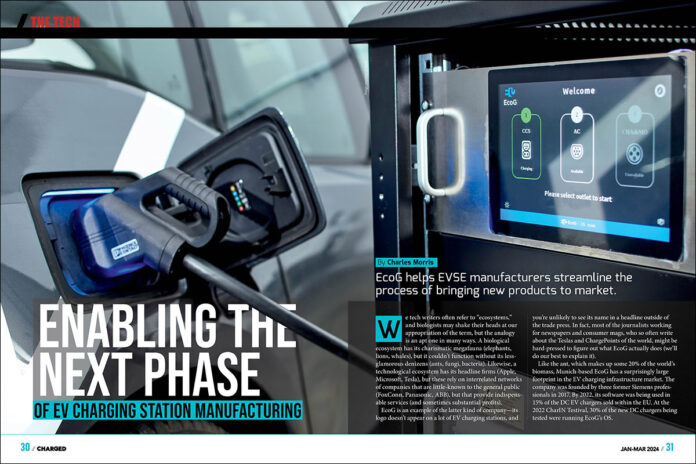 EcoG helps EVSE manufacturers streamline the process of bringing new products to market