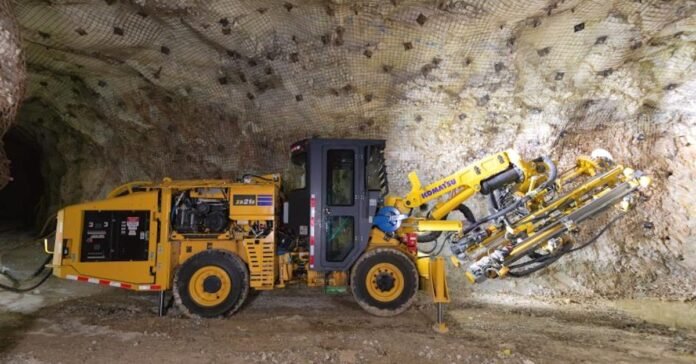 Komatsu launches first ever electric drilling, bolting rigs