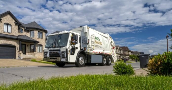 Two more Mack LR Electric garbage trucks hit the road in Ontario