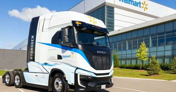 Walmart first major retailer in North America to deploy hydrogen semi truck