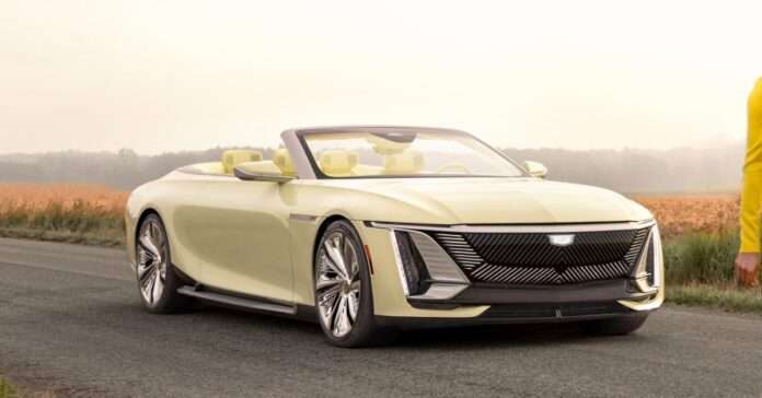 Cadillac unveils Sollei all-electric 2+2 convertible concept