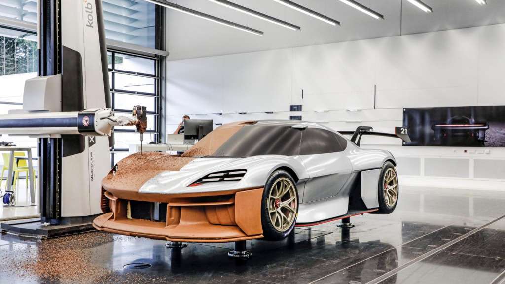 Porsche Mission R development Porsche Mission R development