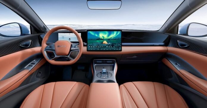 BYD shows off upgraded Seal EV interior to keep pace with Tesla’s Model 3