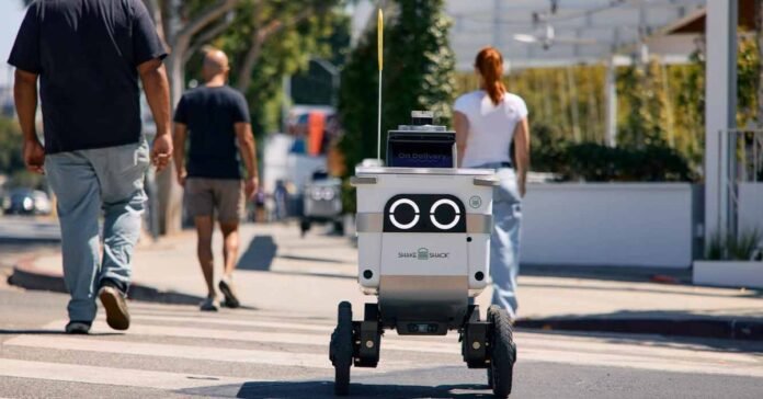 Burger bots! Serve Robotics and Uber Eats to roll out autonomous robot deliveries for Shake Shack