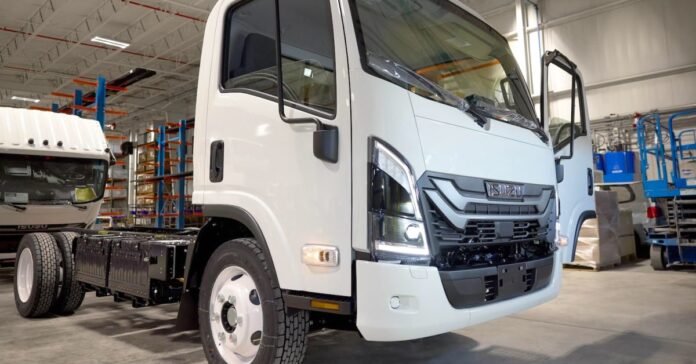 It begins: Isuzu NRR EV electric medium duty truck is in production