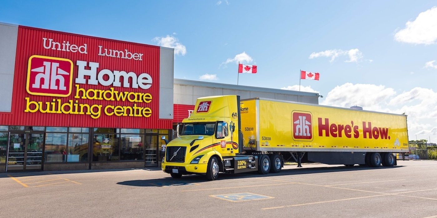 Home Hardware launches zero-emission fleet with two Volvo VNR electric Class 8 semi trucks