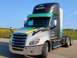 Hyzon starts Class 8 fuel cell electric truck production