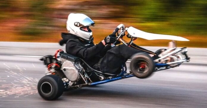 Lunatic hero builds electric kart with nearly 700 lb-ft of mind-bending TQ [video]