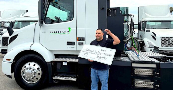 Saldivar’s Trucking: first owner-operator to deploy Volvo VNR Electric semi