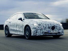 2026 Mercedes-Benz CLA EV teased with focus on efficiency