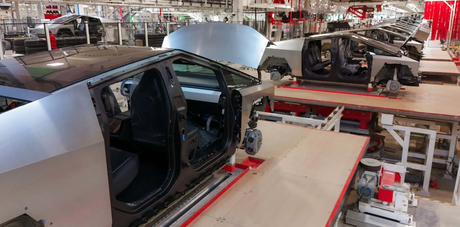 Tesla Cybertruck production April 2024