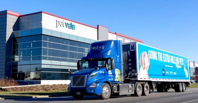 Pet Valu deploys electric semi trucks so pets can breathe a bit easier