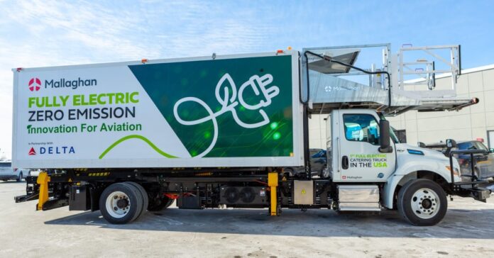 Is this America’s first electric refrigerated catering truck for aviation?