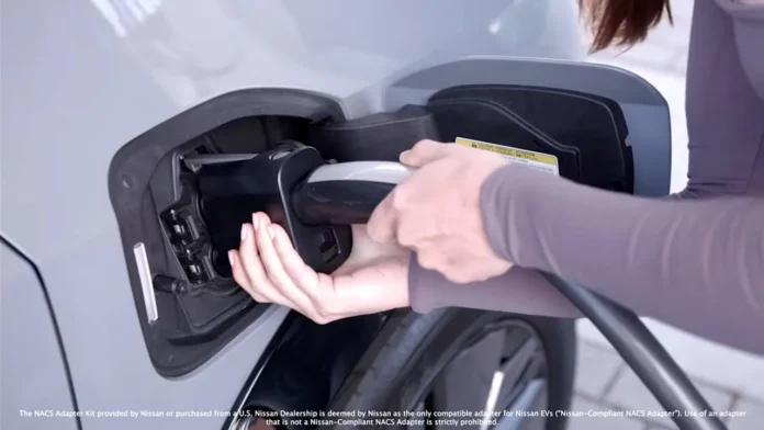 Upcoming Nissan EV getting NACS port: Will it be next-gen Leaf?