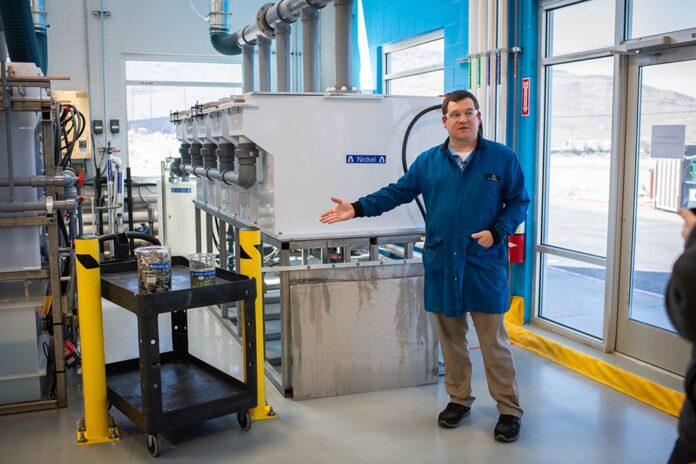 Aqua Metals produces cathode active material from recycled nickel