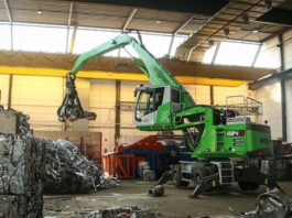 Sennebogen 824 G Electro Battery material handler promises 24/7 power
