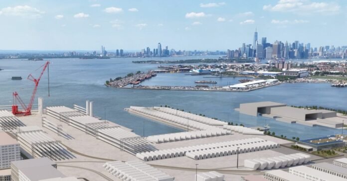 A major US offshore wind hub just broke ground in New York City