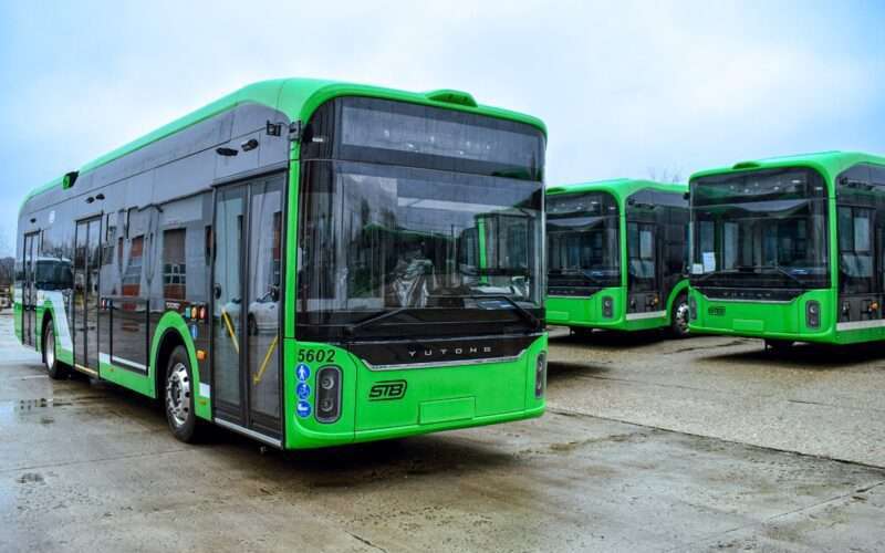 22 Yutong trolleybuses enter operations in Bucharest, Romania