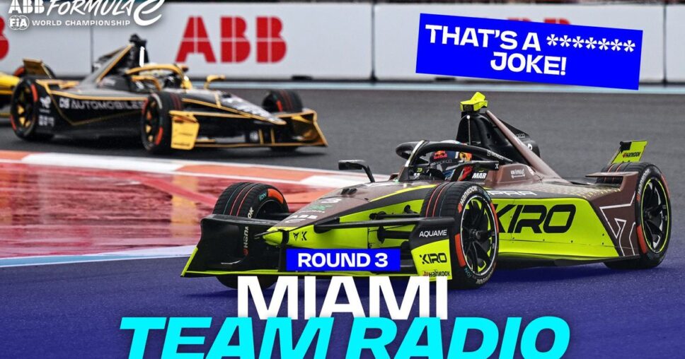WATCH: The best team radio from the 2026 Miami E-Prix