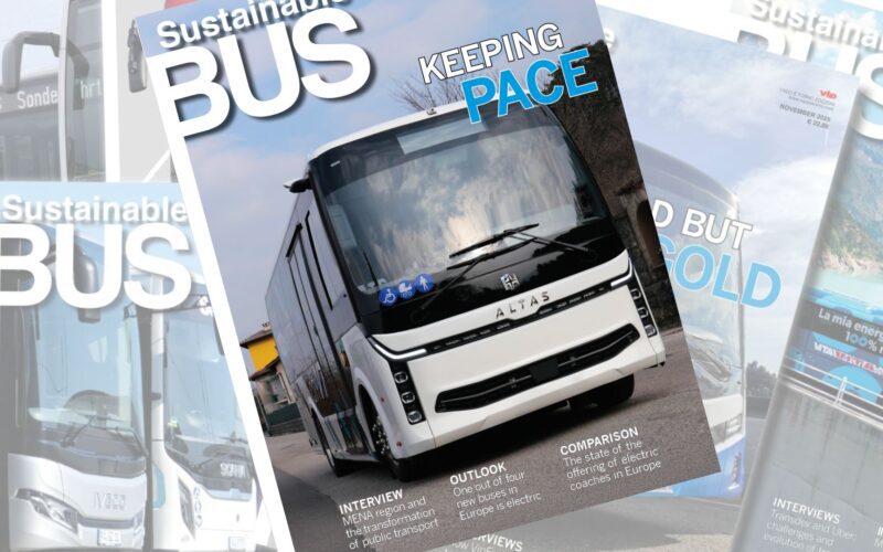 From e-coaches to UITP insights on MENA, Altas industrial strategy and Europe’s trolleybus revival (and more) in new Sustainable Bus magazine
