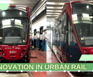 The first of 121 new CAF Urbos trams arrives in Rome for ATAC