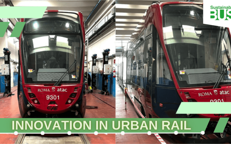 The first of 121 new CAF Urbos trams arrives in Rome for ATAC